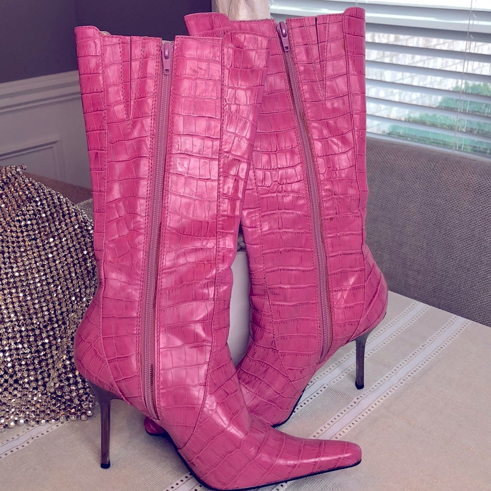 High Heel Boots with Pointed Toe